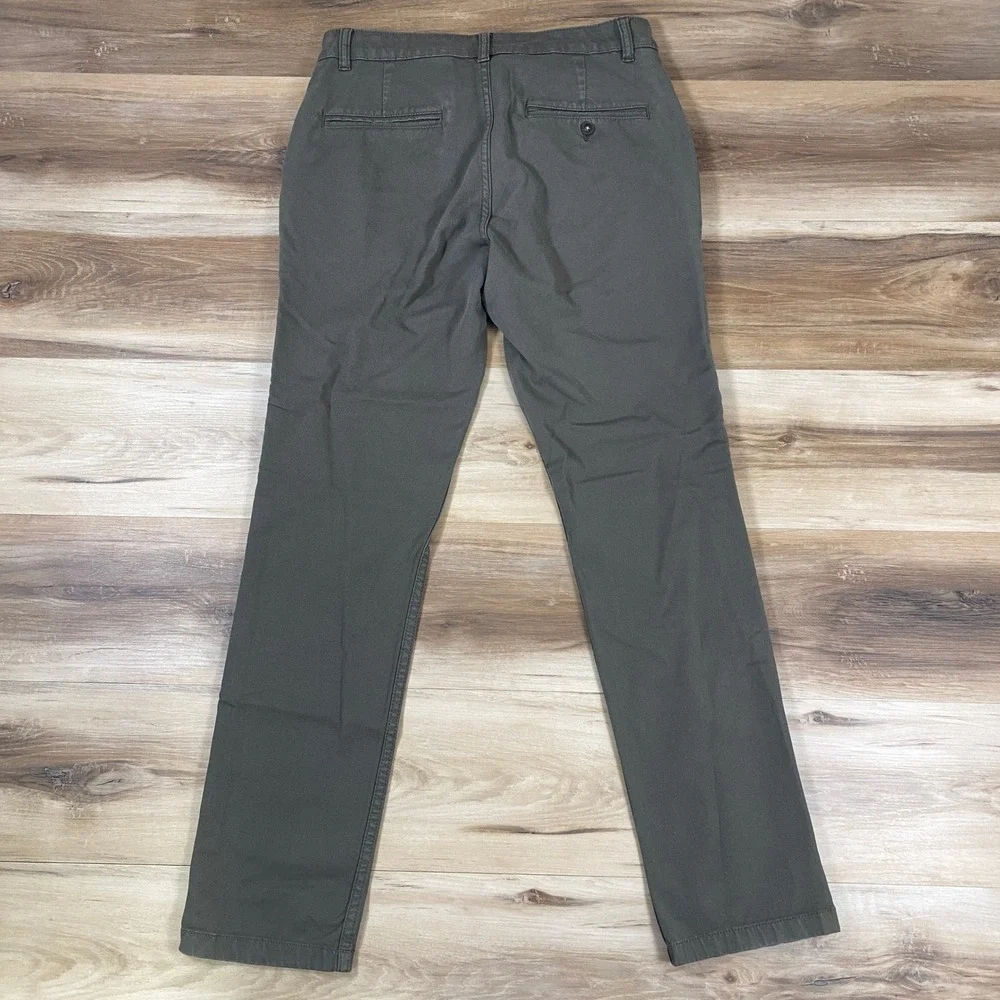 Mugsy Jeans Olives Mens 32x32 Dark Olive Green Chino‎ Pants K6PNOL Stretch